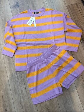 Merokeety Women’s Oversized Lounge Sets 2 Piece - Medium
